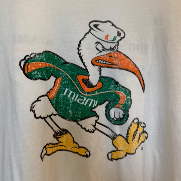 VTG UMiami Hurricanes Sebastian School of Music Long Sleeve T-Shirt Size XXL - Picture 2 of 10